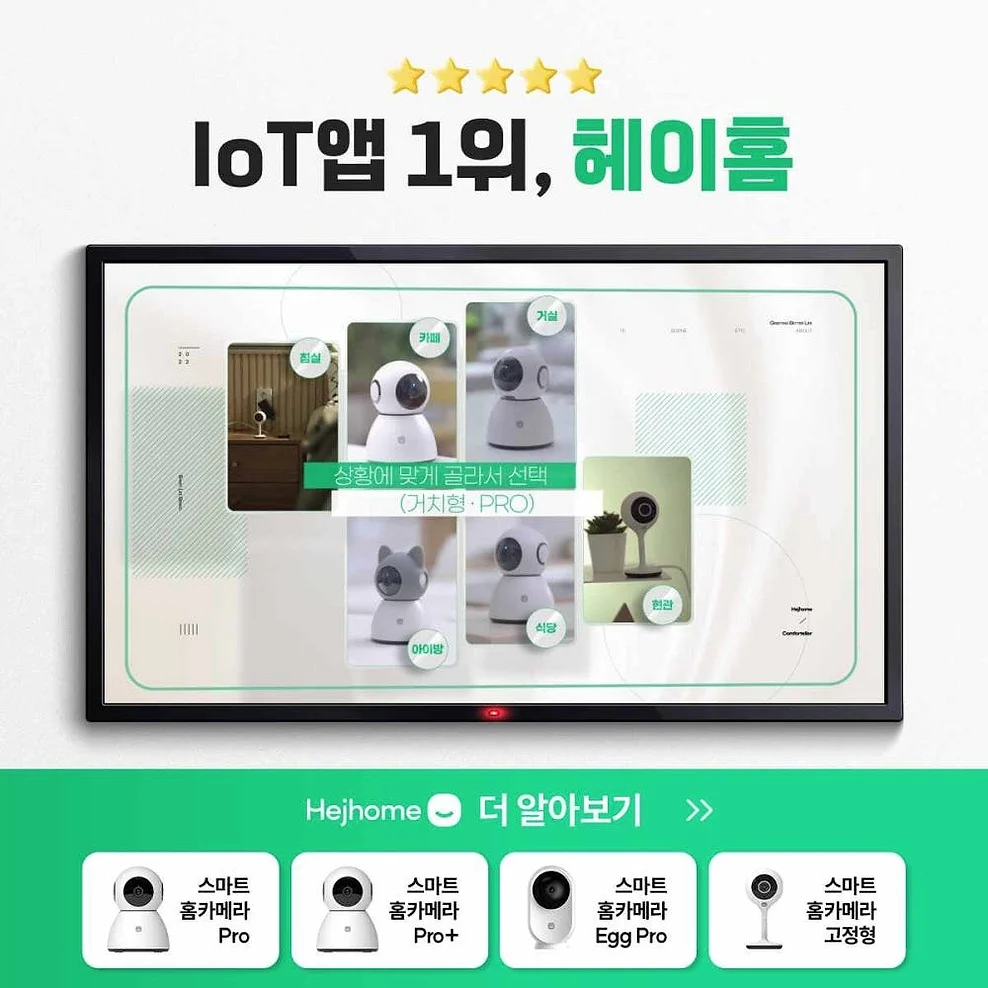 헤이홈 홈캠 홈카메라 홈CCTV 펫캠 Pro 5MP 상세 이미지 4