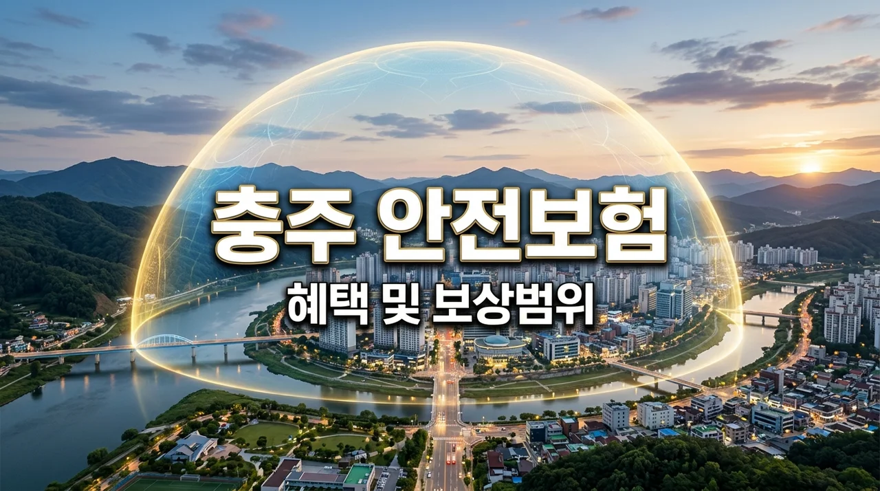 충주 시민안전보험 혜택, 스쿨존 농기계 사고 보상 범위 완벽 정리