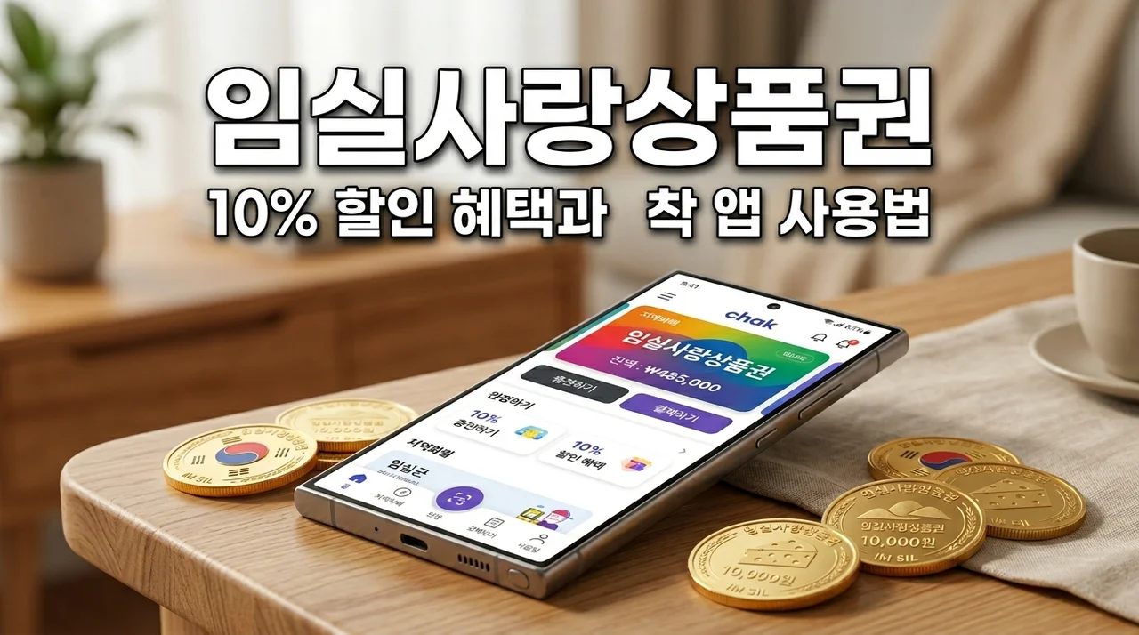 임실사랑상품권 신청방법 및 10% 할인 혜택 chak 앱 사용법 완벽 정리