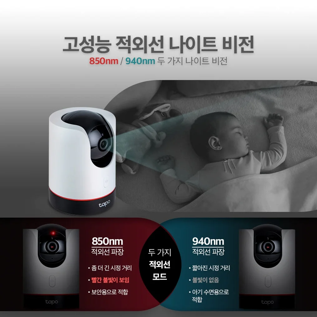 티피링크 Tapo C225 400만화소 원격회전 가정용 카메라 홈캠 펫캠 실시간 카메라 CCTV 상세 이미지 3