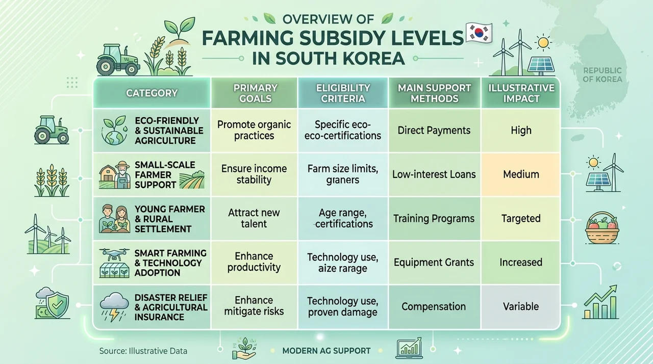 2026년 친환경 농가 장려금 지원 대상과 지급 금액 한눈에 보기