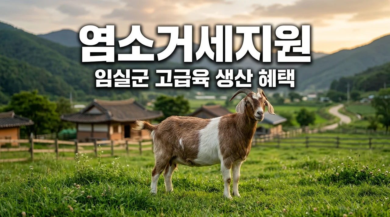 임실군 염소 거세 시술료 지원 신청방법 및 고급육 생산 혜택 총정리