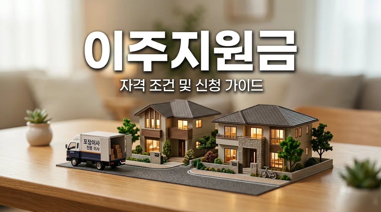 공공 민간 임대주택 이주 확정자 지원 자격 주민센터 신청 안내