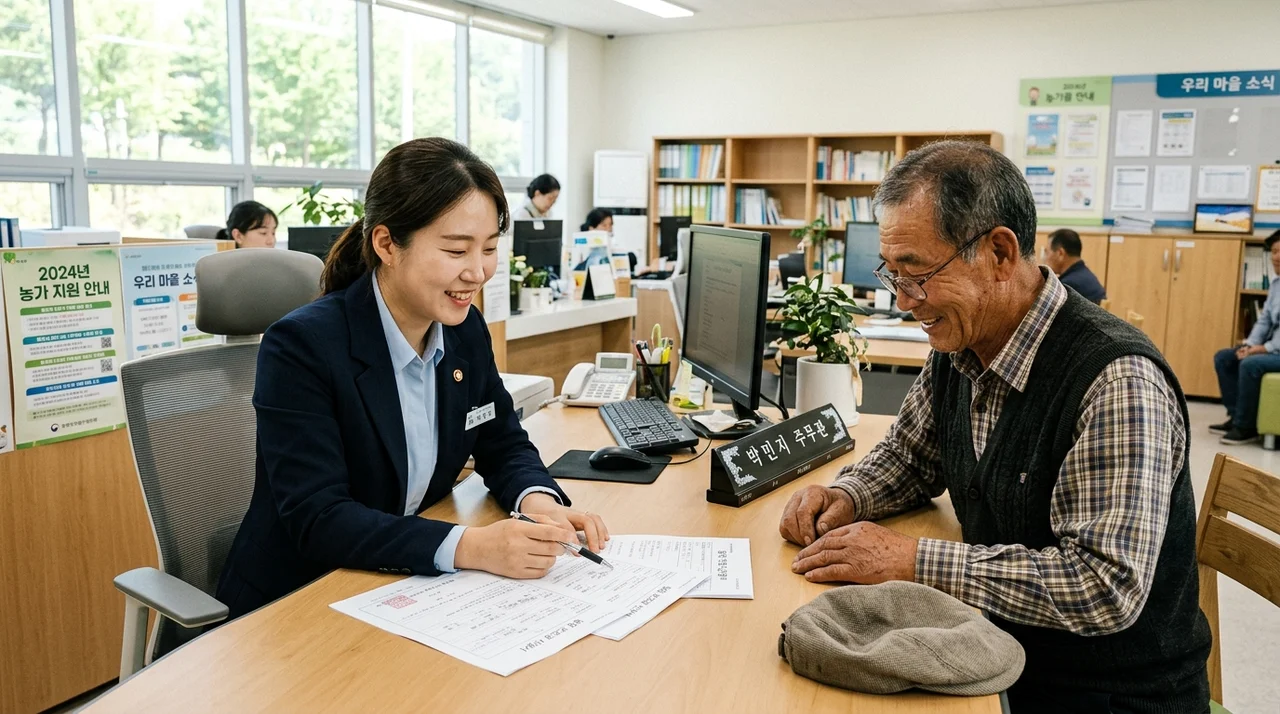 아주 쉬운 익산 친환경 농산물 생산 장려금 신청 방법 3단계