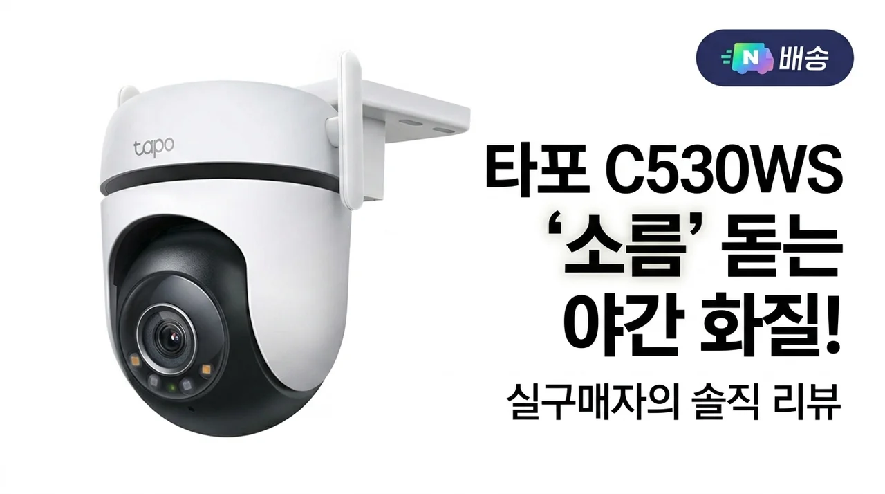 화질에 소름 돋은 티피링크 Tapo C530WS 실외용 CCTV 솔직후기