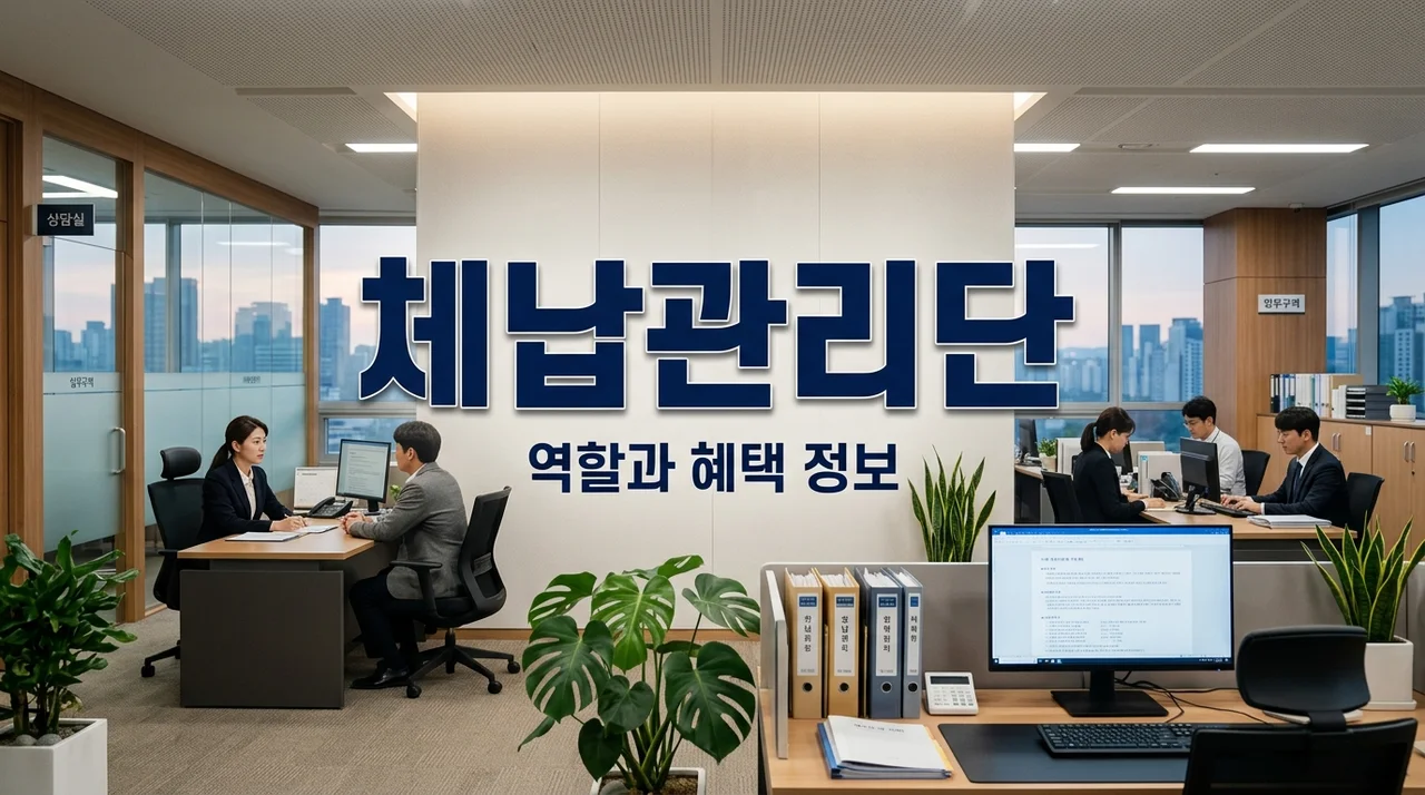 체납관리단이란? 하는 일과 복지 연계 혜택 총정리