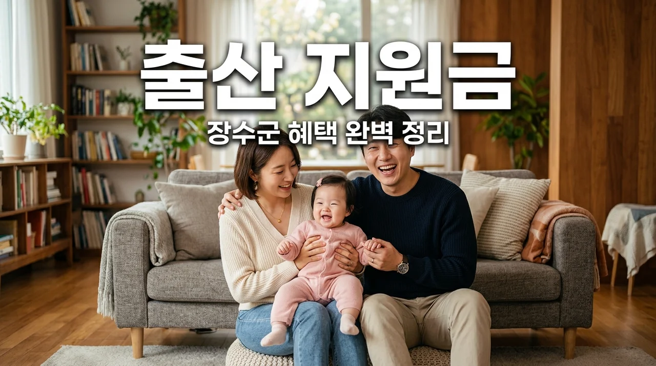장수군 출산장려금 신청방법: 첫째 500만원부터 넷째 1,200만원까지