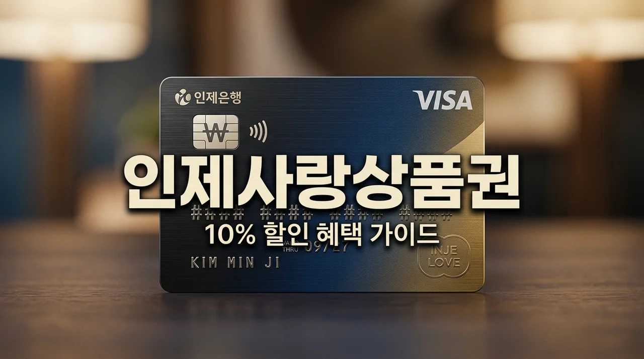 인제사랑상품권 신청방법 및 카드형 월 65만원 한도 10% 할인 혜택