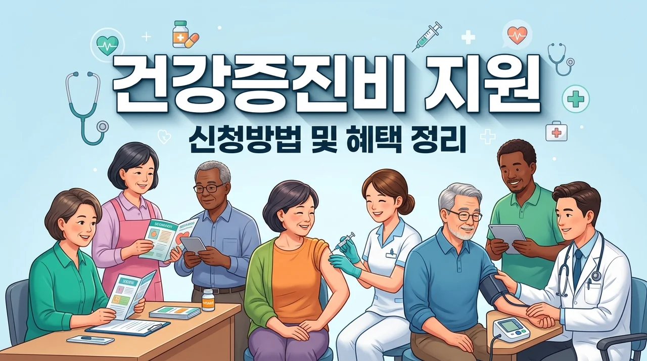 아이돌보미 건강증진비 신청방법 및 독감예방접종 5만원 혜택 안내