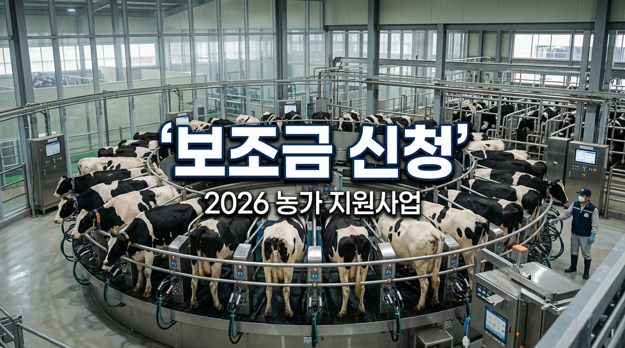 2026 착유 장비 현대화 지원 신청 방법: 젖소 농가 보조금 총정리
