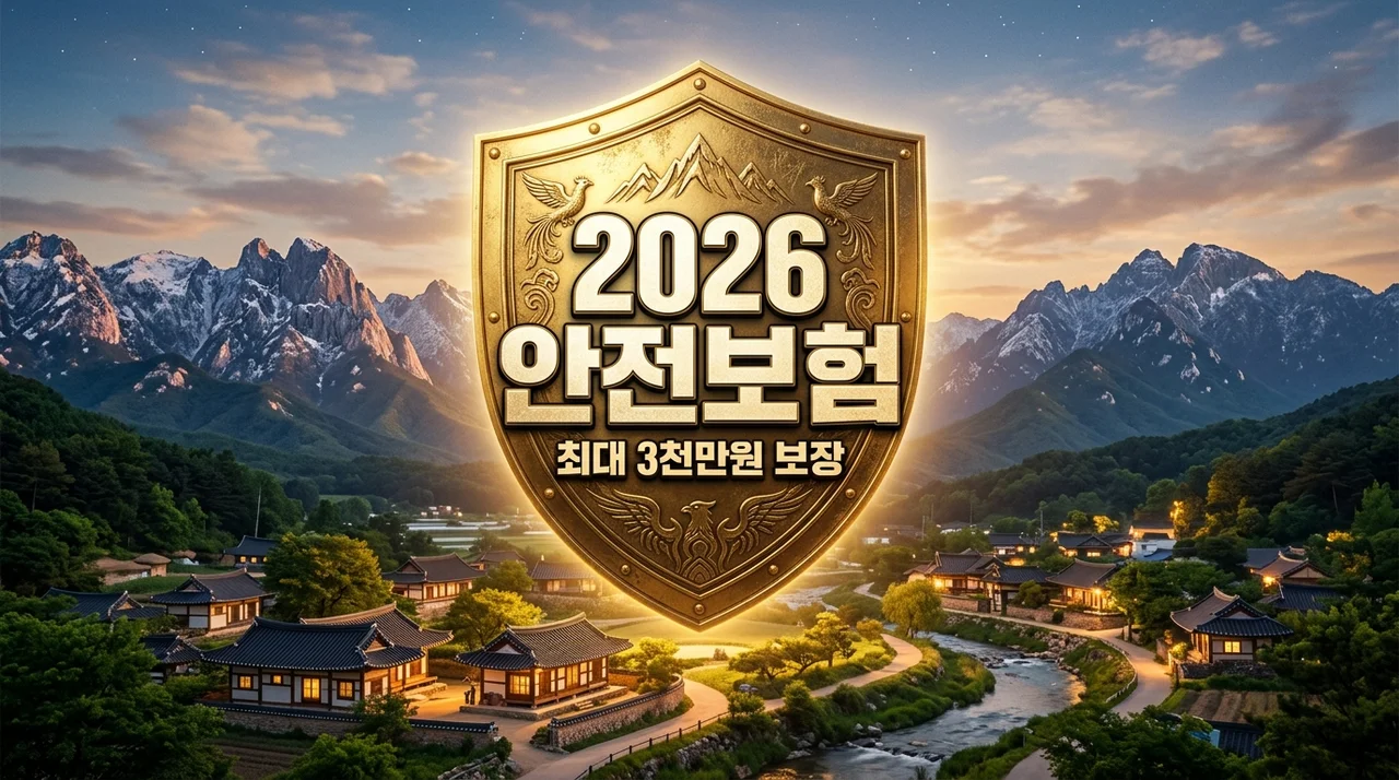 2026 평창 안전 보험 신청 방법 및 최대 3,000만원 보장 총정리