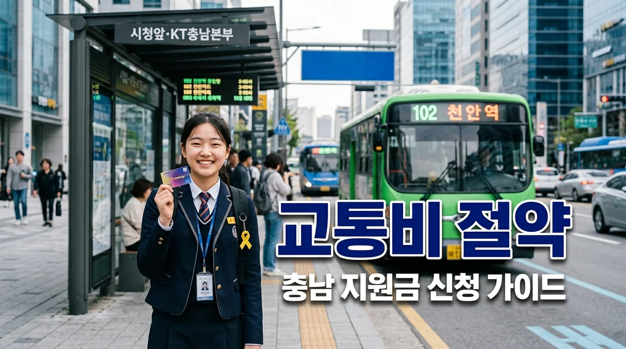 충남 어린이 청소년 교통비 지원 신청방법 및 K패스 혜택 총정리