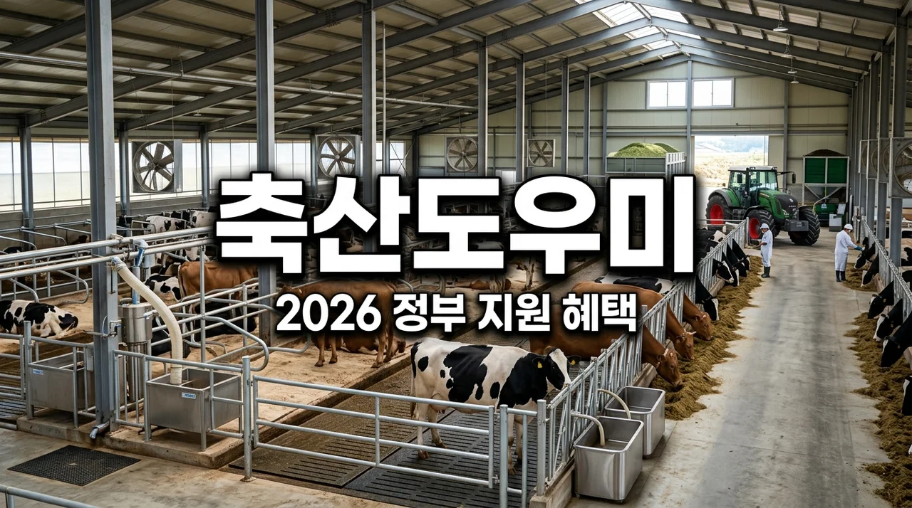 2026 축산도우미 지원금 신청: 사양관리 및 분뇨처리 혜택 총정리
