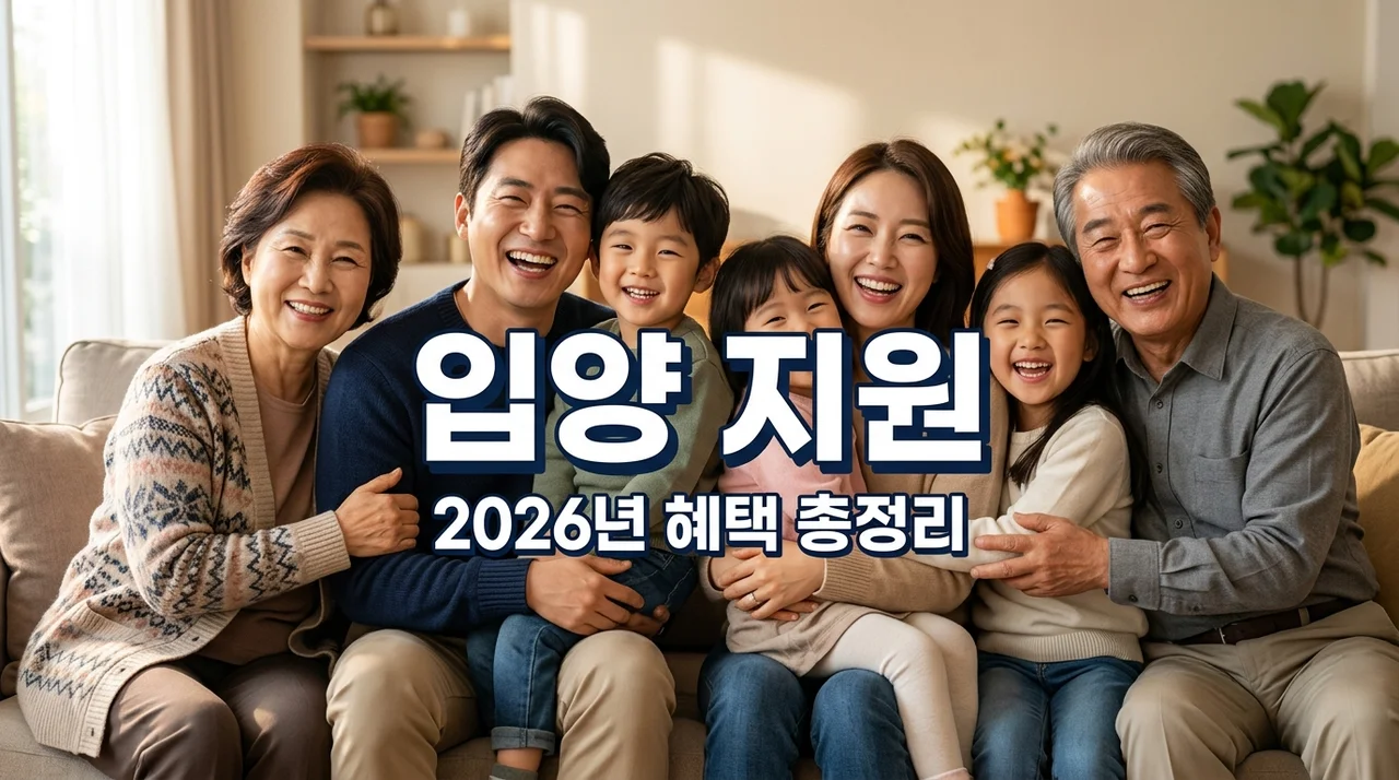 2026 입양장려금 지원 총정리 및 입양가정 지원 금액 안내