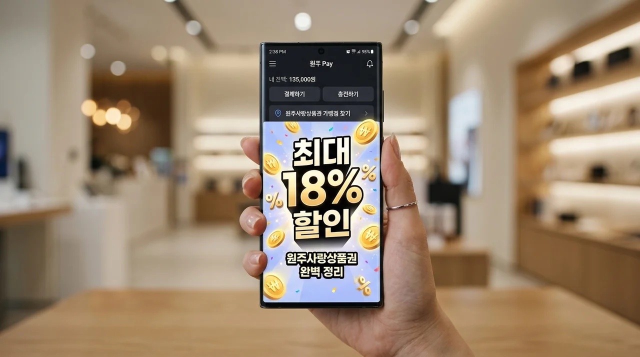 원주사랑상품권 신청방법과 Chak 앱 결제 최대 18% 혜택 가이드