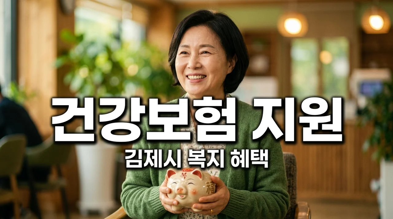 김제시 저소득 주민 국민건강보험료 지원 신청방법 및 대상 완벽 정리