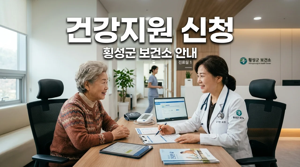 횡성 만 30세 이상 고혈압 당뇨 환자 지원 자격 및 보건소 신청 방법