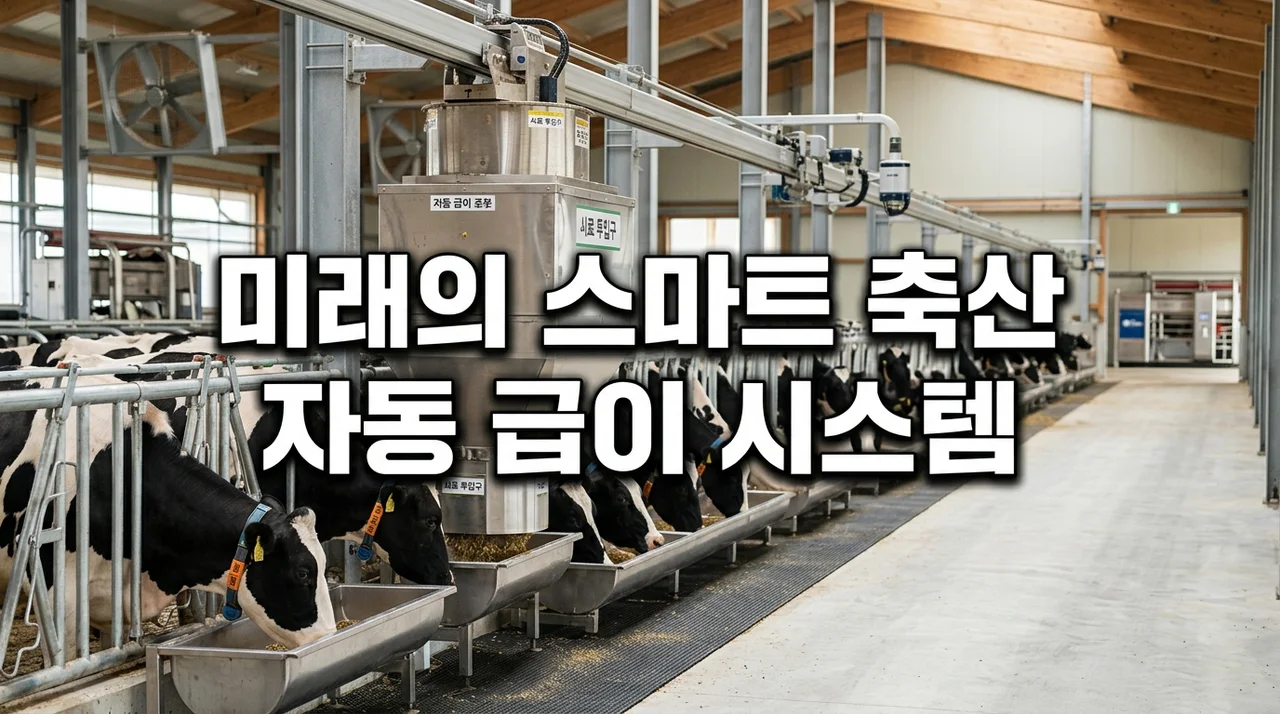 젖소농가 자동급이기 설치 지원 신청방법 및 축사 현대화 혜택 총정리