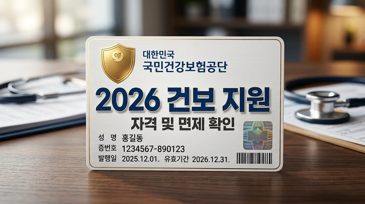2026 국민건강보험료 지원 자격 및 보험료 면제 조건 완벽 정리