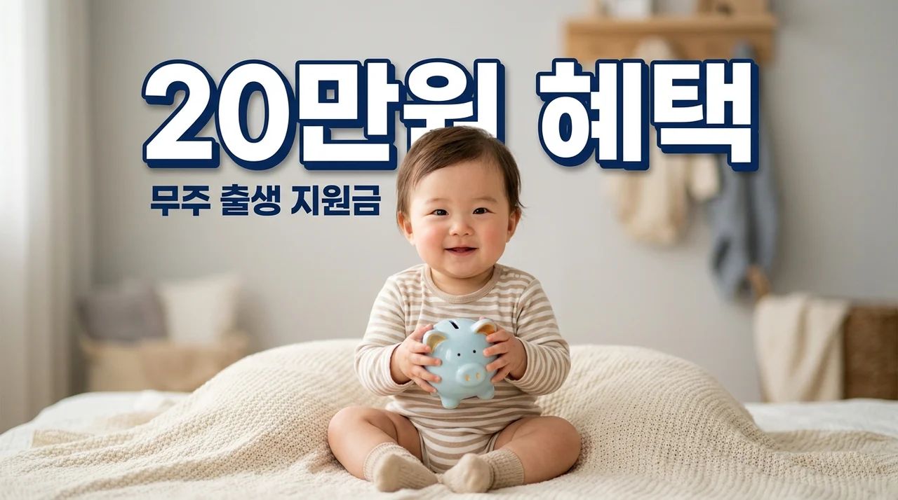 2026 무주 출생 축하 첫 통장 개설 지원 신청 방법 20만원 조건 총정리