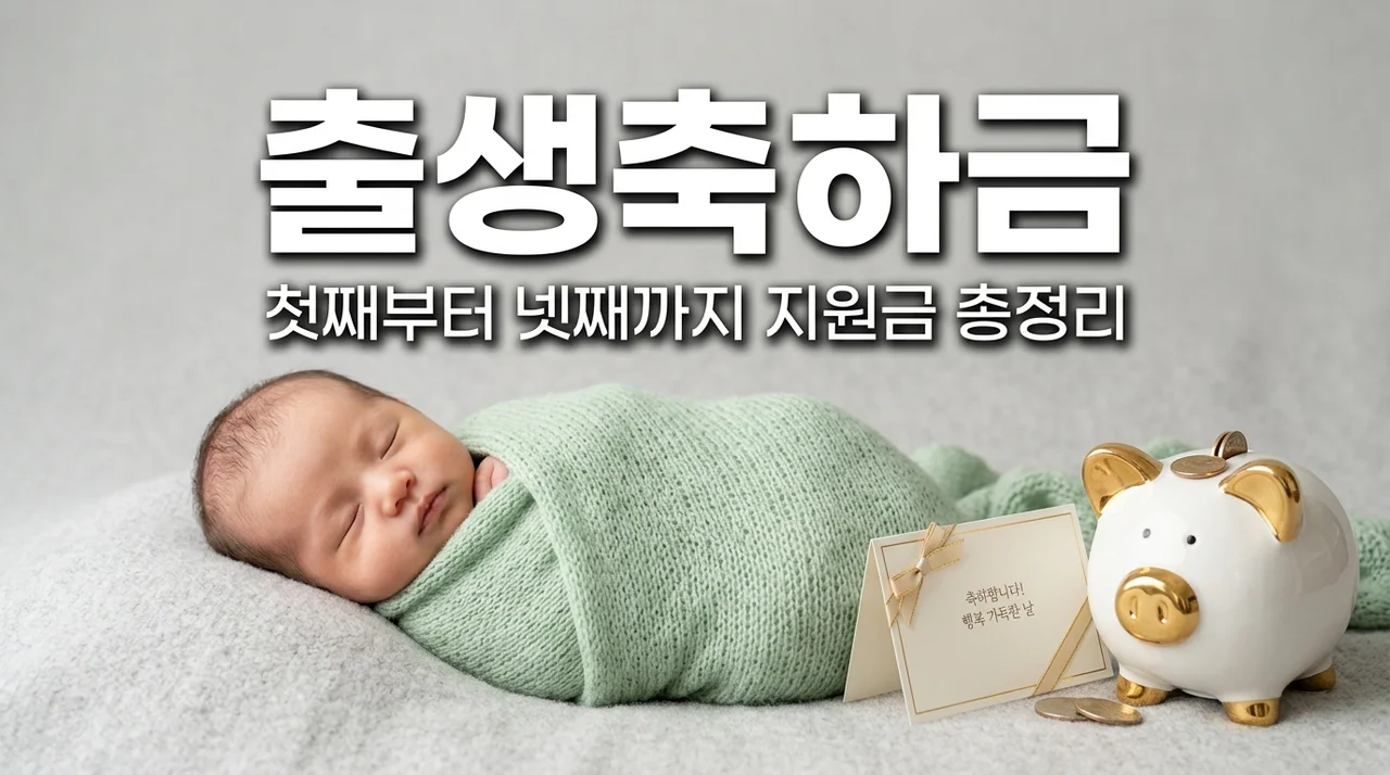 출생축하금 신청방법 및 첫째 200만원 넷째 2,000만원 지원 혜택 총정리