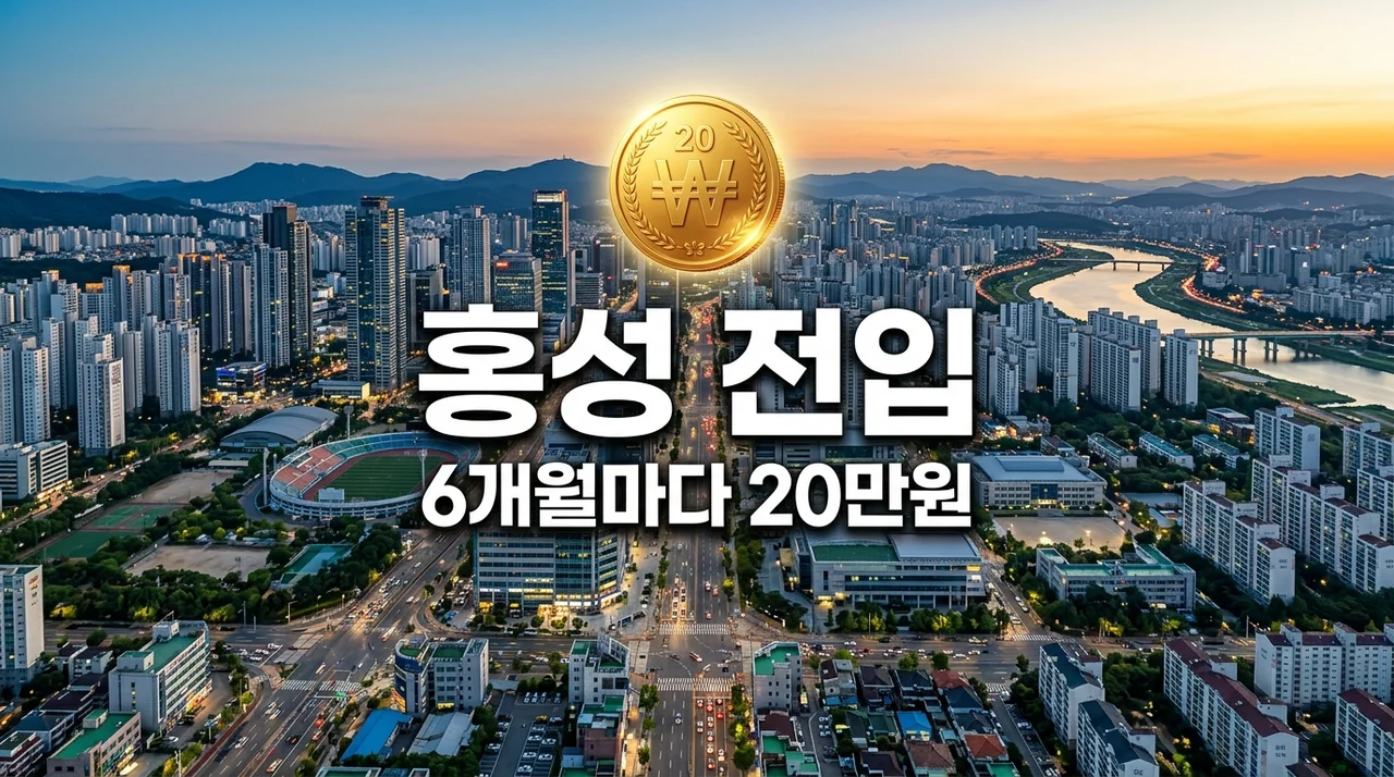 2026 홍성군 전입 지원금 6개월마다 20만원 받는 핵심 요령