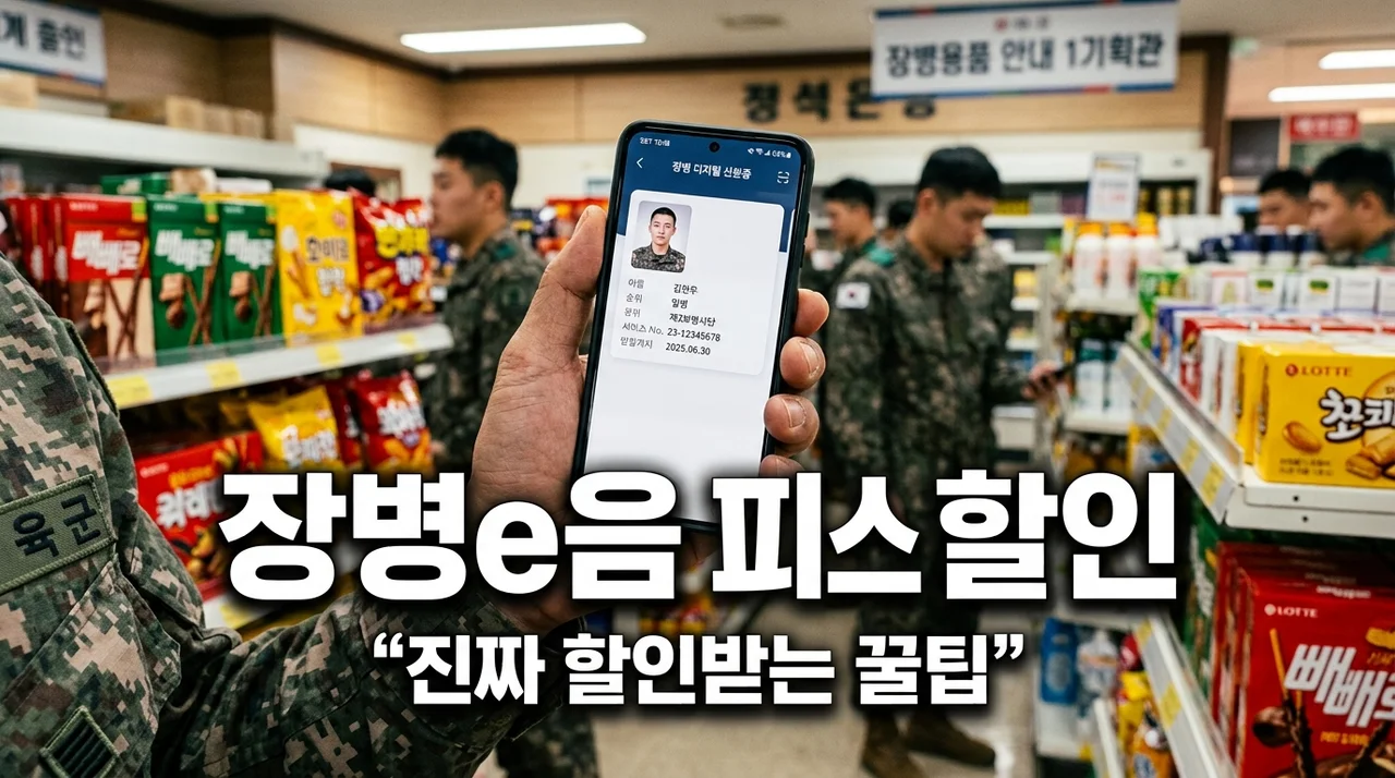 장병e음 PX 할인 쿠폰의 진실! 나라사랑카드 결제 혜택 총정리