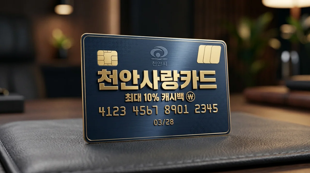 2026 천안지역사랑상품권 혜택: 10% 캐시백과 30% 소득공제 받는 법