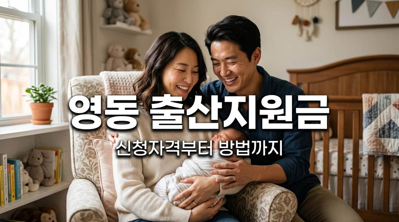 영동 거주 부모 출산 지원금 자격 및 주민센터 방문 신청 안내