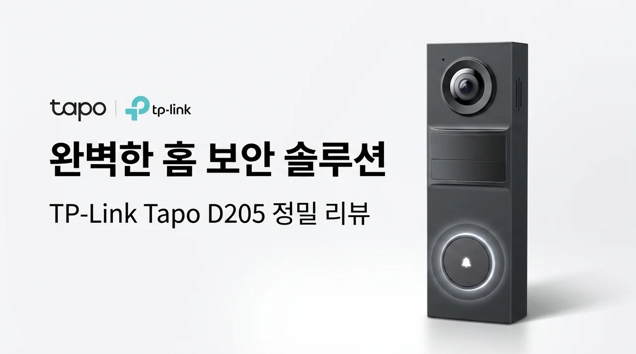 티피링크 Tapo D205 현관 카메라, 우리집 보안 끝판왕 후기