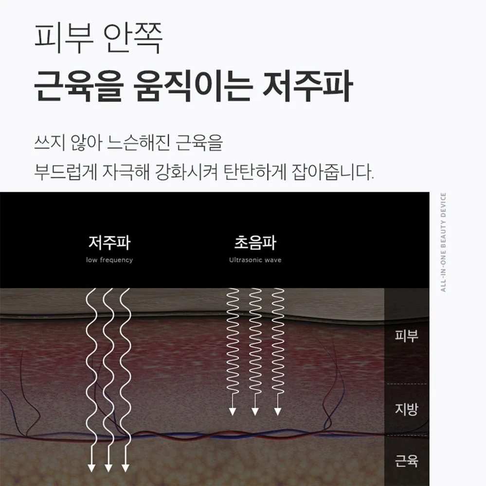 비프록셀 뷰티디바이스 EMS 고주파마사지기 갈바닉 얼굴 피부관리기 상세 이미지 2