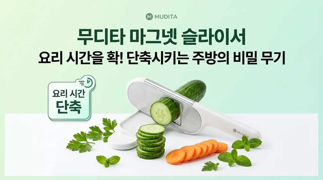 무디타 마그넷 슬라이서, 요리 시간을 단축해주는 주방의 비밀무기