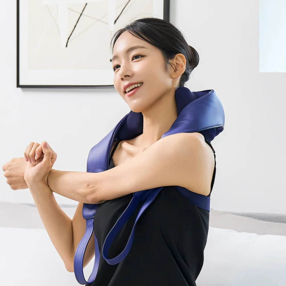 [풀리오본사] [선물SET] 목 어깨 두드림 마사지기 V3 + 파우치 + 쇼핑백M 상세 이미지 4