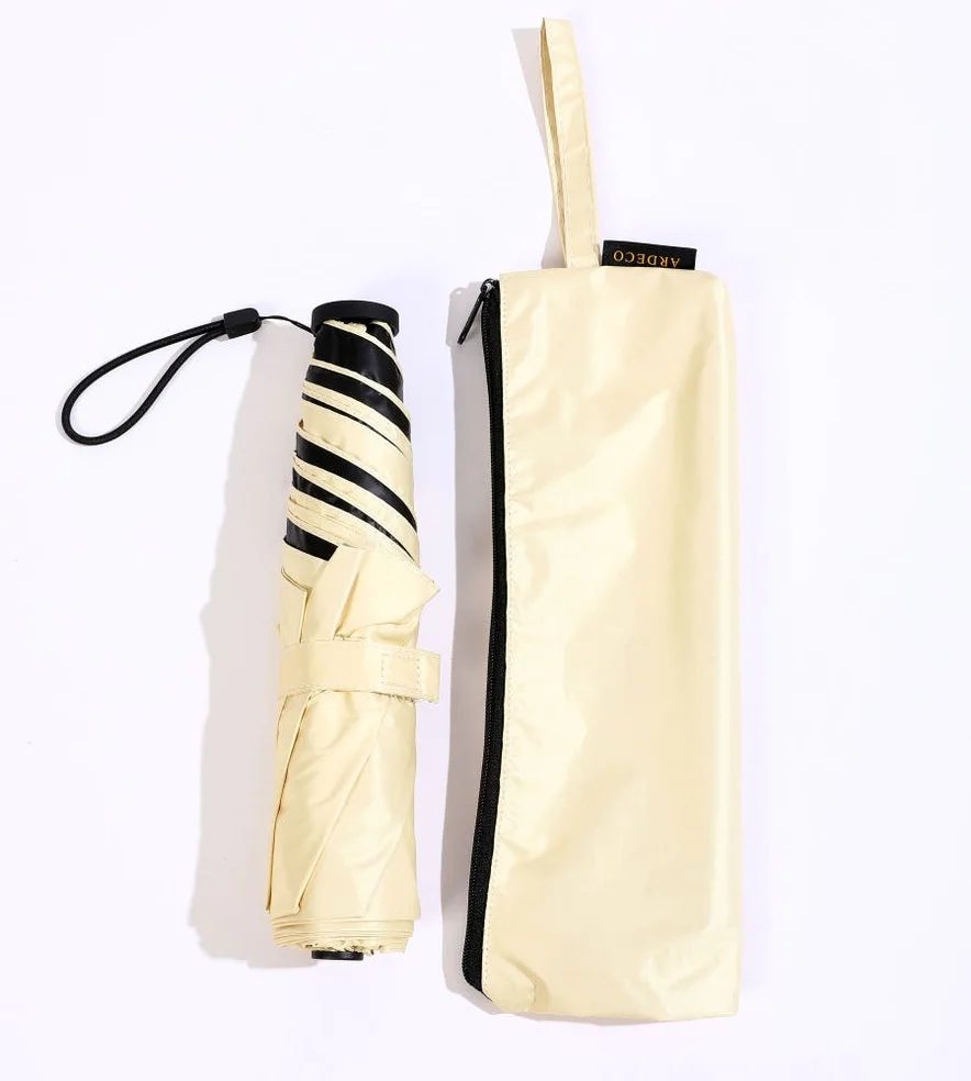 ARDECO 124그램  3단 초경량 자외선차단 가벼운 암막 카본 양산 우산겸용 우양산 상세 이미지 3