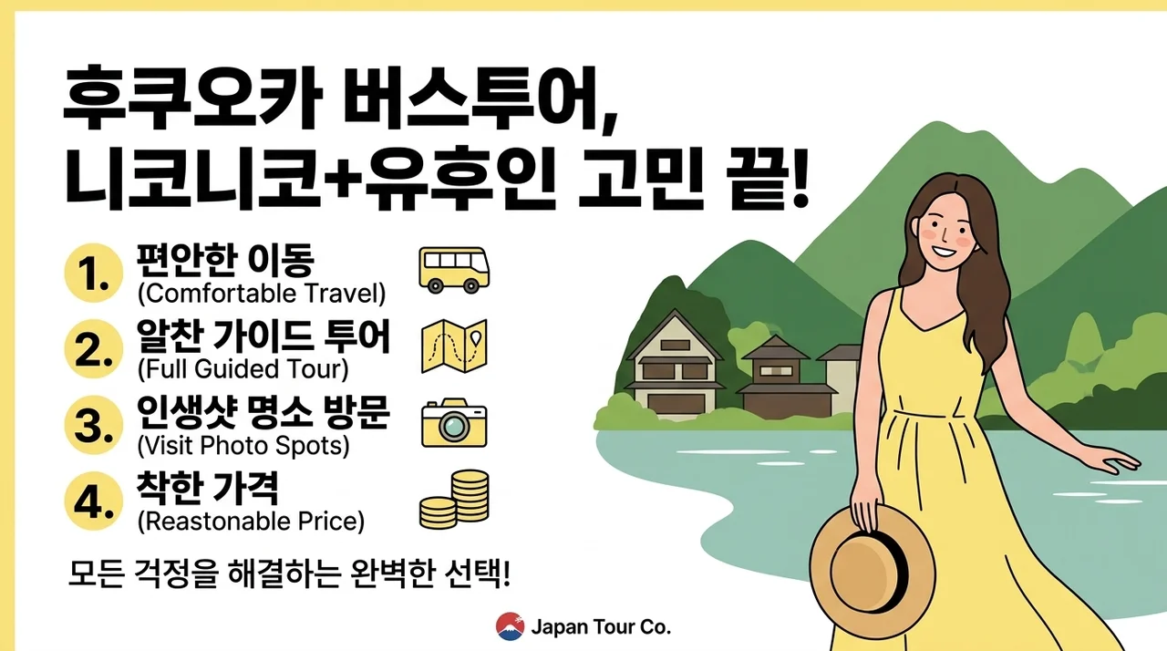 후쿠오카 버스투어 니코니코, 유후인 코스 고민 끝내는 이유