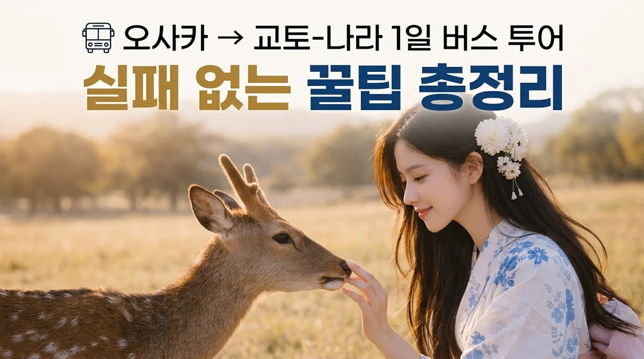 오사카 출발 교토나라 1일 버스투어, 실패 없는 꿀팁 정리