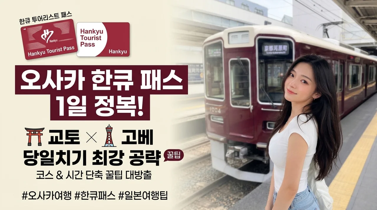 오사카 한큐패스 1일권, 교토와 고베를 하루 만에 정복하는 꿀팁
