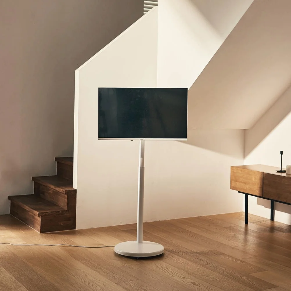 와이드무빙뷰 화이트에디션 삼탠바이미V3 셋트 QLED 81cm(32인치) FHD 스마트 이동식 TV 유압식 높이조절 중소바이미 자가설치 상세 이미지 4
