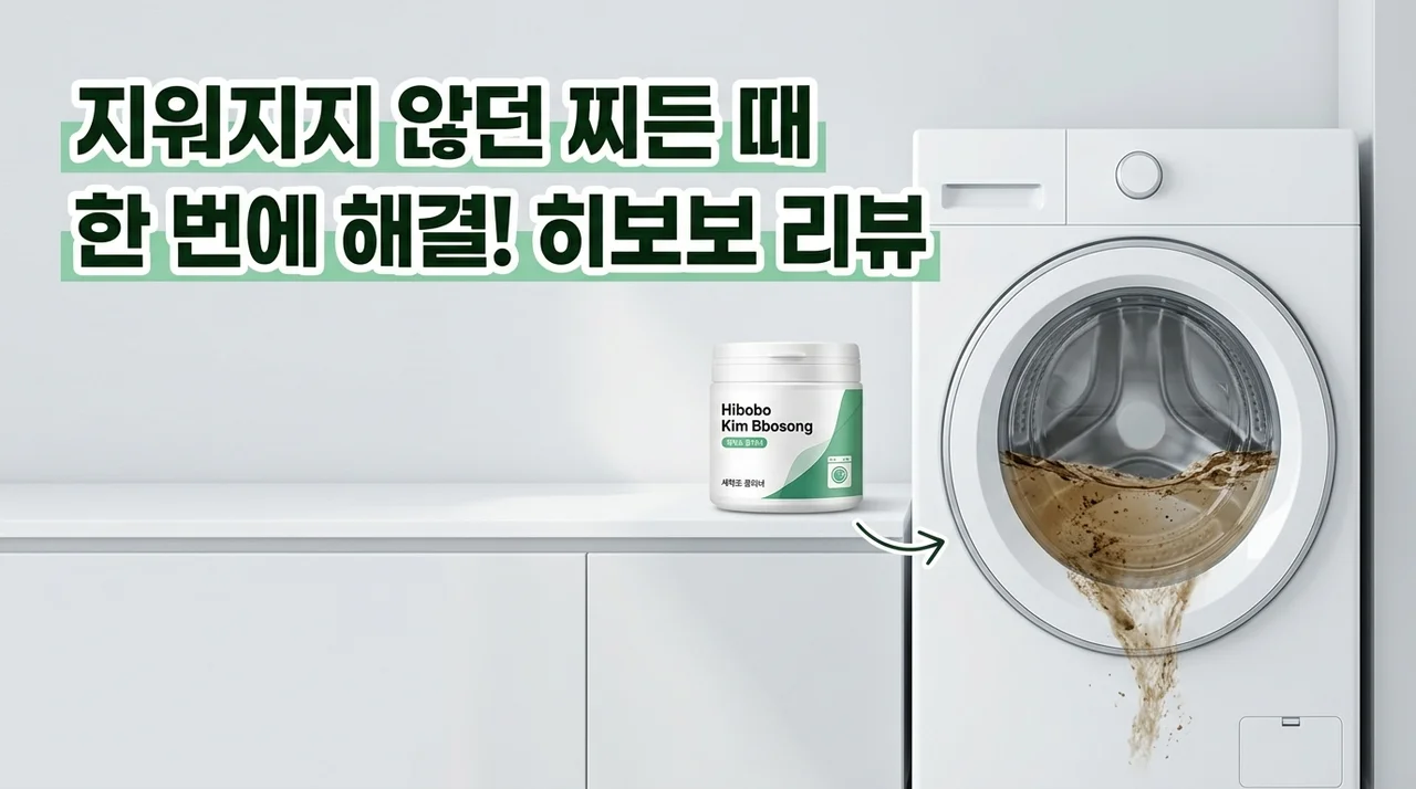 하이보보 김뽀송 세탁조 클리너로 묵은 때 한 번에 해결한 후기