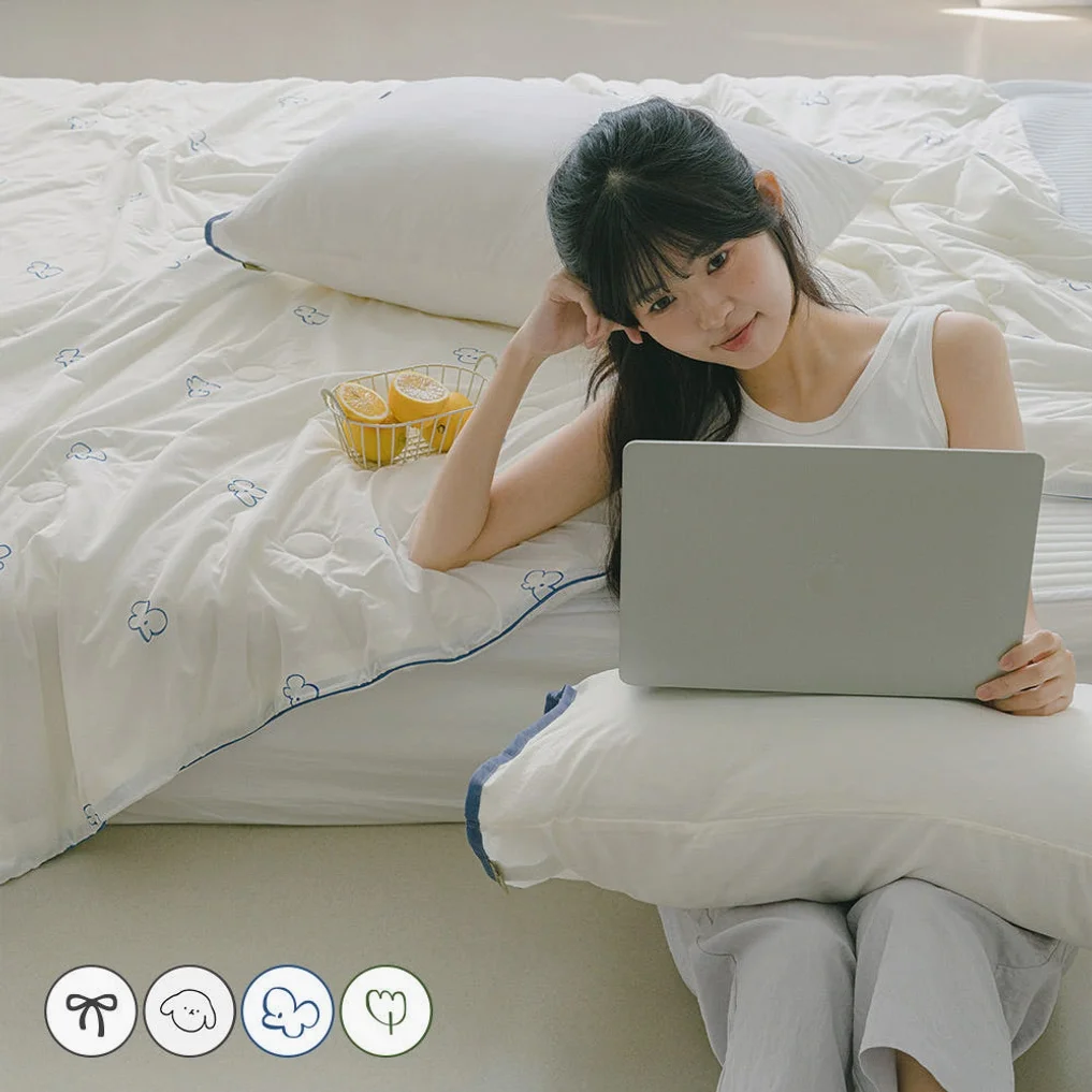 [네이버단독] 바자르 이불 냉감 시즈닝 소프트 양면 여름 차렵이불 SS 상세 이미지 2