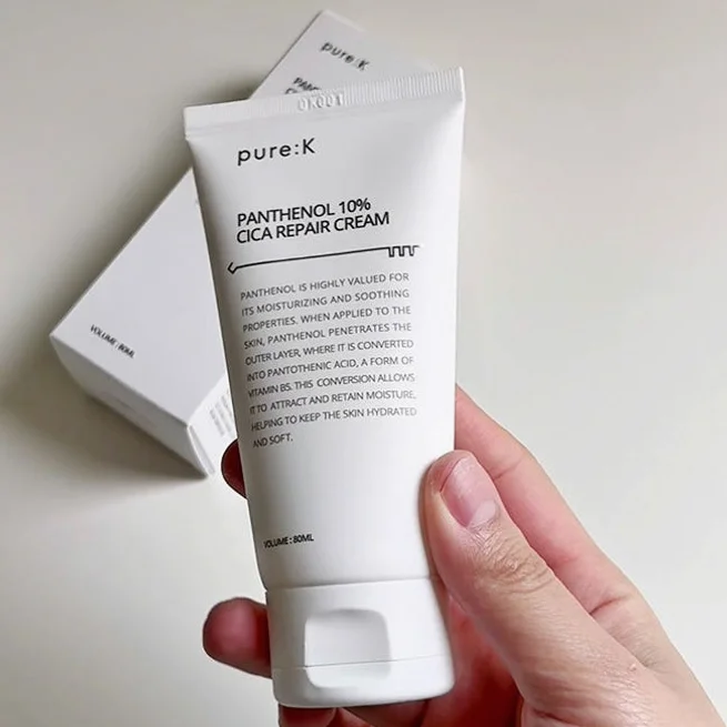[도착보장]  퓨어케이 디판테놀 10% 시카 피부 장벽 보습 홍조 진정 크림 80ml, 1개 상세 이미지 4