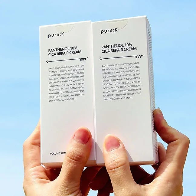 [도착보장]  퓨어케이 디판테놀 10% 시카 피부 장벽 보습 홍조 진정 크림 80ml, 1개 상세 이미지 6