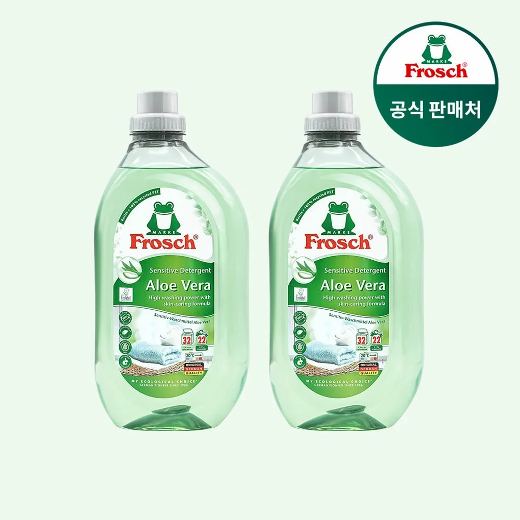 프로쉬 세탁세제 1.5L, 알로에베라, 2개 상세 이미지 1