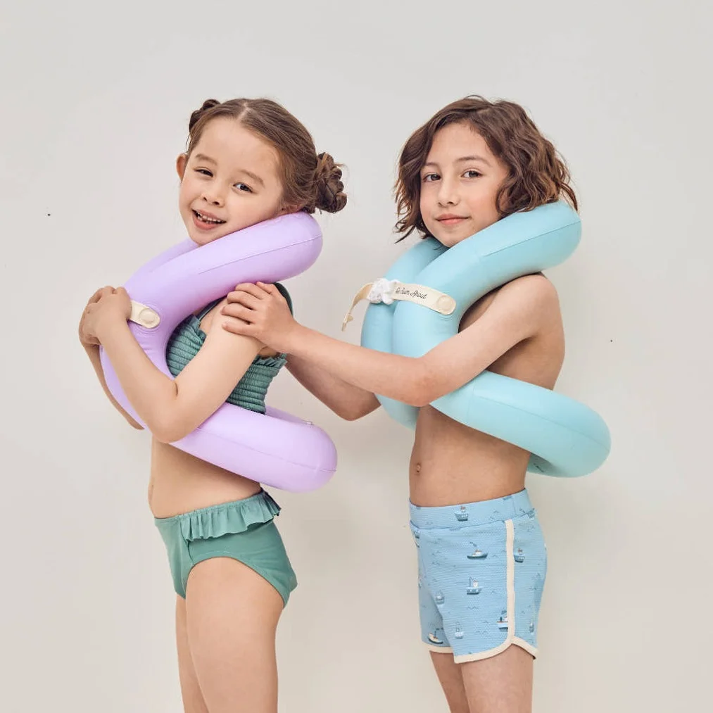 스윔어바웃 클래식 어린이 구명조끼 부력보조복 아동 유아 물놀이 넥튜브 25kg 라벤더 상세 이미지 8