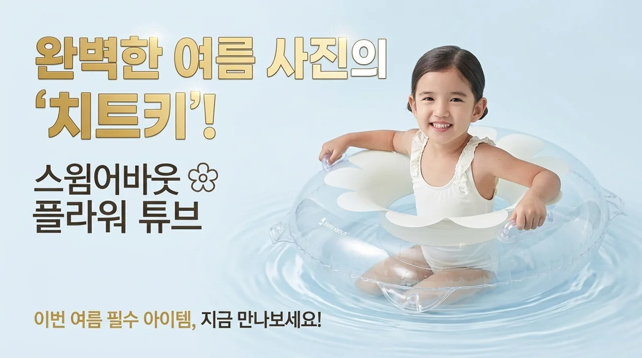 스윔어바웃 플라워 튜브, 올여름 우리 아이 인생샷 치트키!