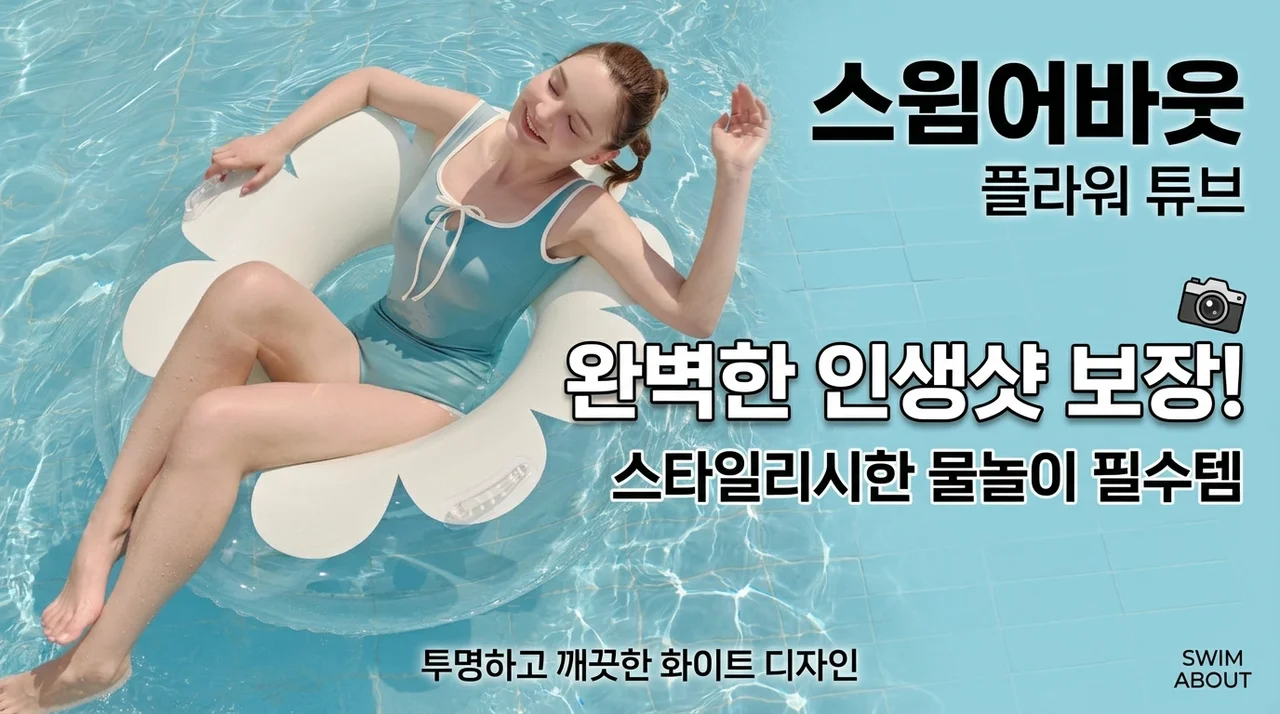 스윔어바웃 플라워 튜브, 인생샷 보장하는 감성 물놀이 필수템