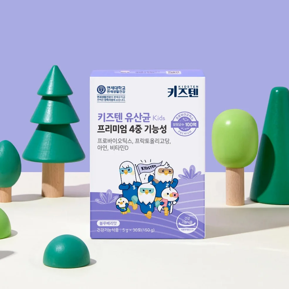 연세 키즈텐 유산균 100억 프로바이오틱스 어린이 유아 초등학생 유산균 30포, 1개 [원산지:상세설명에 표시] 상세 이미지 1