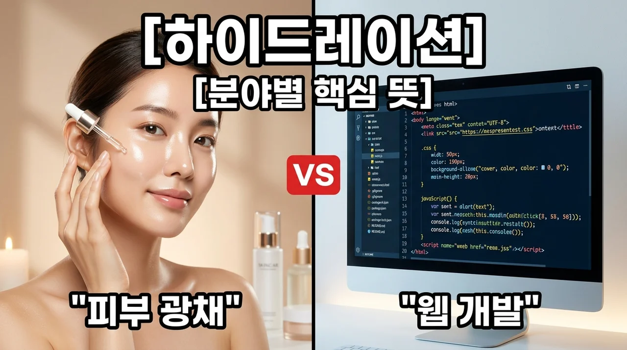 하이드레이션 뜻 총정리: 스킨케어부터 웹 개발까지 완벽 가이드