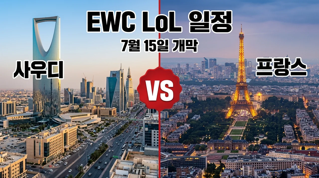 2026 이스포츠 월드컵 LoL 일정 및 장소, 프랑스 파리 개최 확정