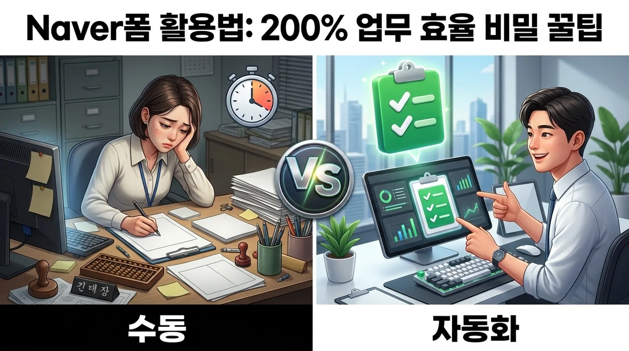 Naver폼 활용법, 업무 효율을 200% 높이는 비밀 꿀팁 정리